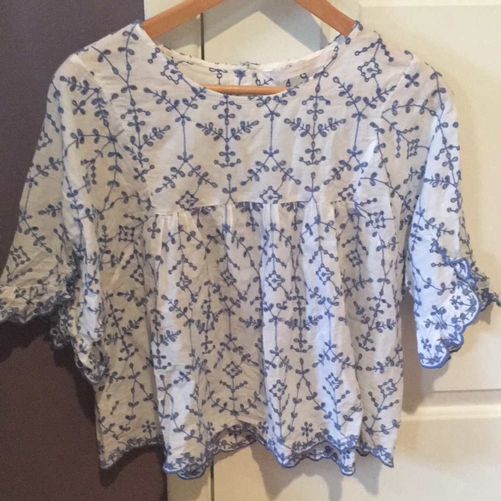 Zara peasant top